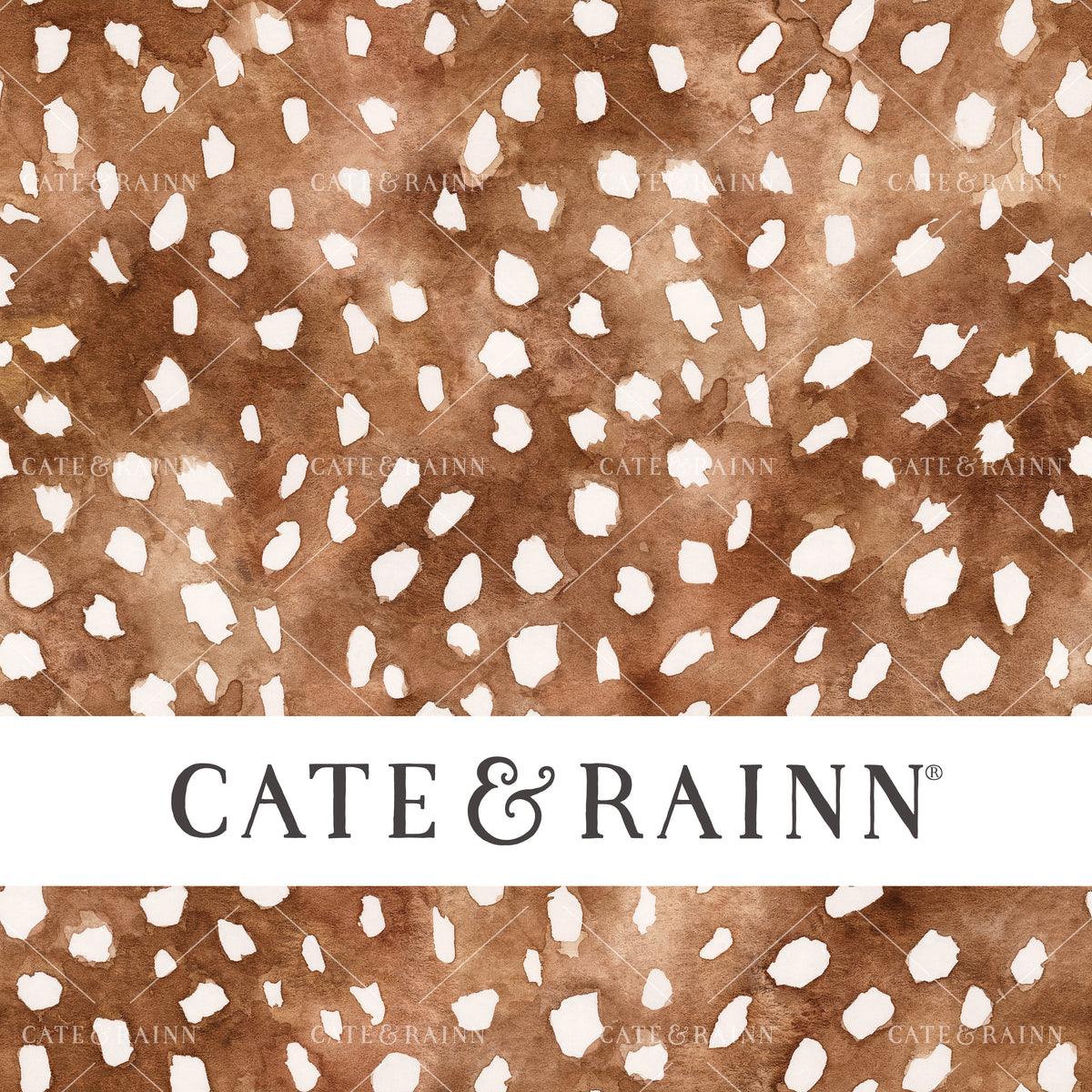 Watercolor Fawn Spots Design