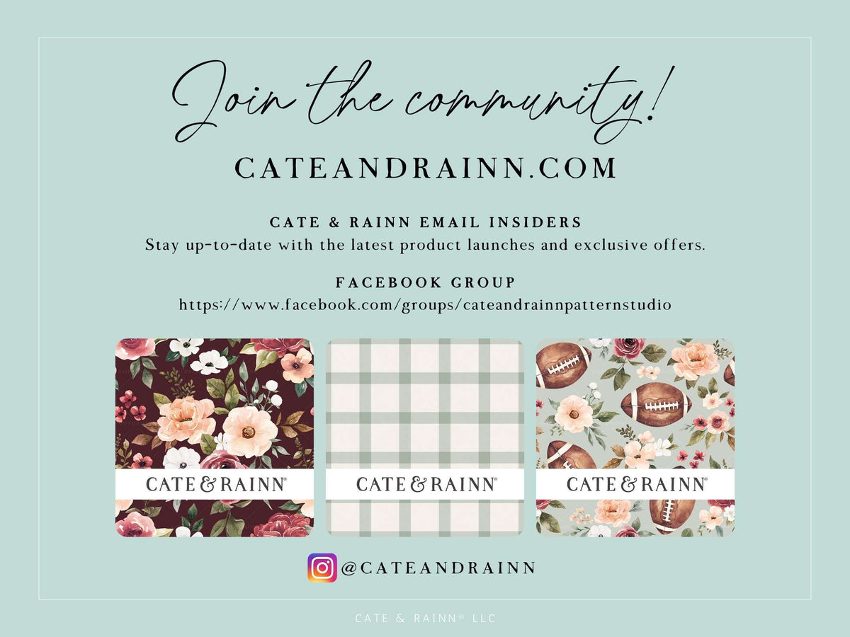 Cate and Rainn Licensing Terms and Copyright Info